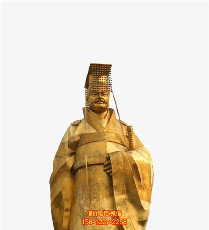 黃銅鑄造雕塑，為景區廣場增添靈性