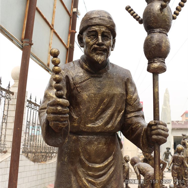 賣(mài)糖葫蘆雕塑18