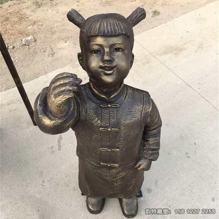 賣(mài)糖葫蘆雕塑09