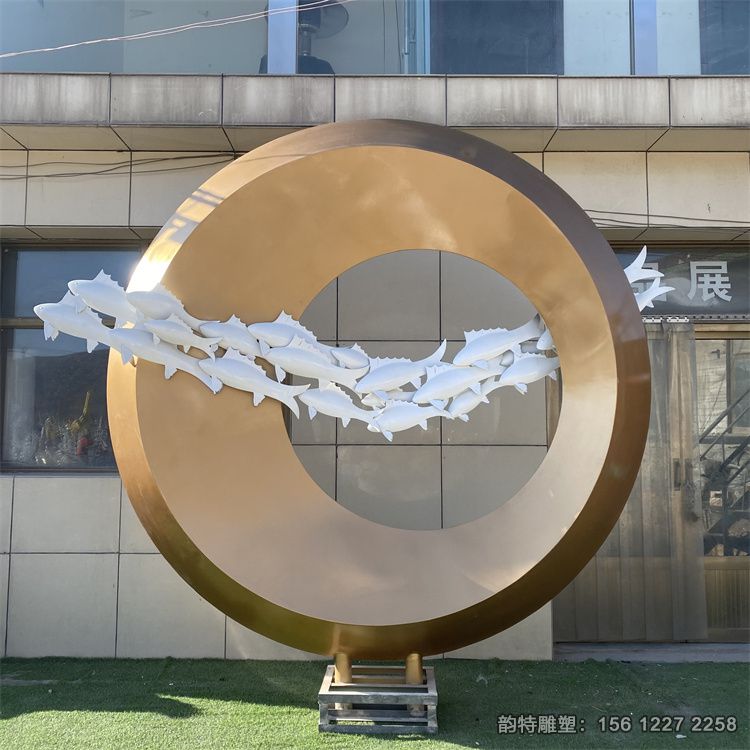 不銹鋼魚雕塑62 不銹鋼魚雕塑62