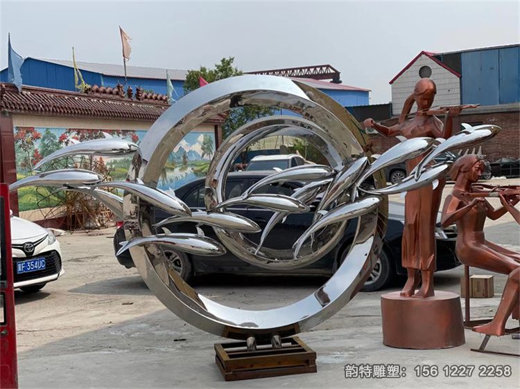 不銹鋼魚雕塑95 不銹鋼魚雕塑95