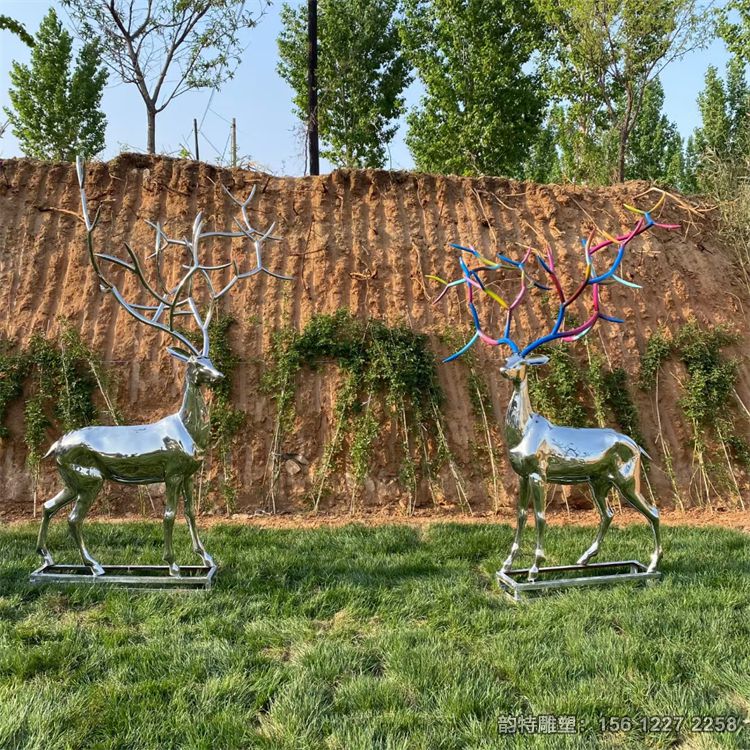 鹿雕塑160